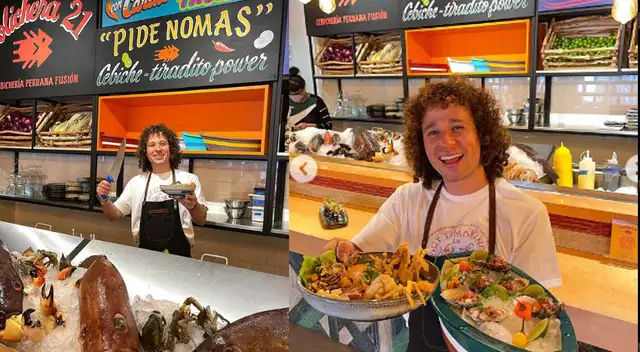 Luisito Comunica sorprende con todo tipo de platillos peruanos hechos en su restaurante.