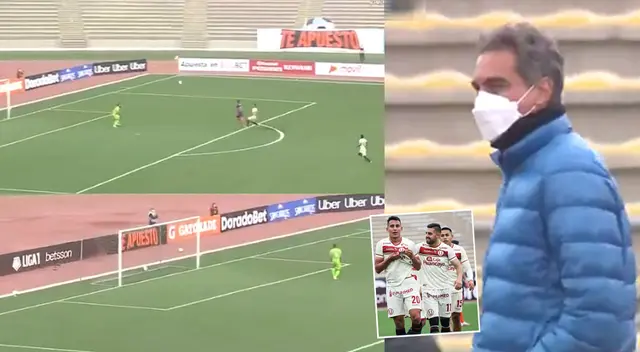 Alex Valera marcó un gol de otro partido en el Estadio San Marcos.