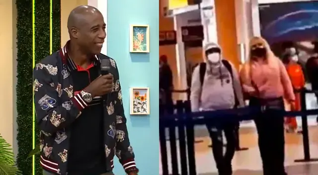 Cuto Guadalupe reveló que se encontró con Susy Díaz y Walter Obregón en el aeropuerto, y que él se le corrió para no saludarlo.