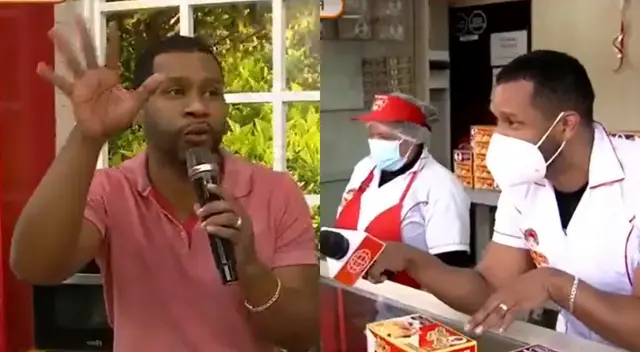 Edson Dávila llegó a Jr. Tacna en el centro de lima para aprender cómo emprender su propio negocio de turrones en Octubre.