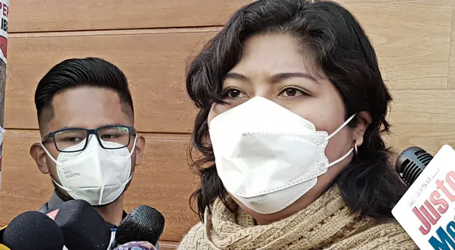 Betssy Chávez, congresista de Perú Libre. Betssy Chávez, congresista de Perú Libre.