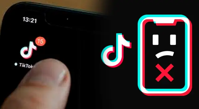Tiktok se suma a la lista de redes sociales que no funcionan este lunes.