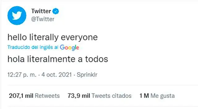 Twitter se burla tras caída de WhatsApp, Facebook, Instagram y TikTok Twitter se burla tras caída de WhatsApp, Facebook, Instagram y TikTok