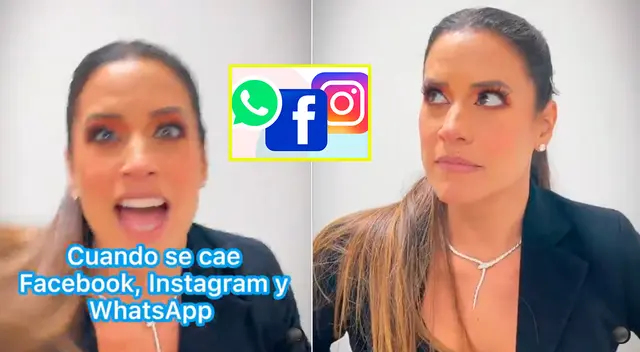 María Pía Copello sufrió durante la caída de las redes sociales.