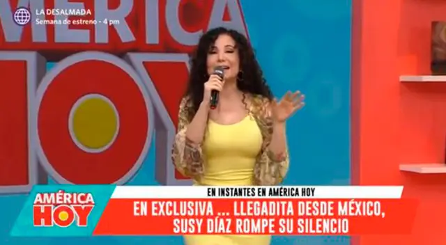 Janet Barboza volvió a América hoy.