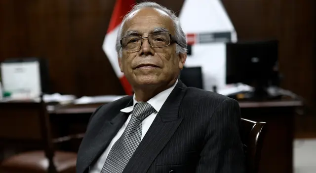 Aníbal Torres, ministro de Justicia y Derechos Humanos.