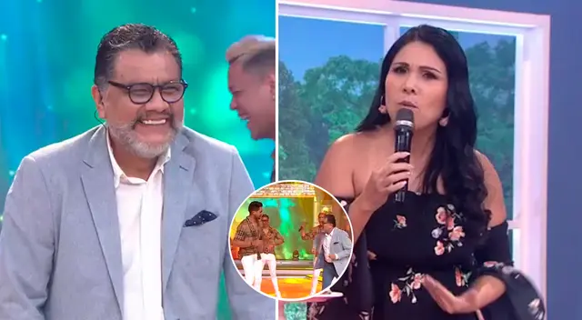Tula Rodríguez troleó a Tomás Angulo por sus peculiares pasos de baile. Tula Rodríguez troleó a Tomás Angulo por sus peculiares pasos de baile.