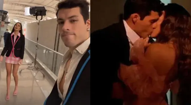 Patricio Parodi y Luciana Fuster graban de nuevo para La Academia. Patricio Parodi y Luciana Fuster graban de nuevo para La Academia.