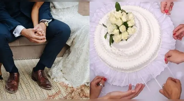 La pareja fue criticada por cobrar dinero a sus invitados por una porción de torta.