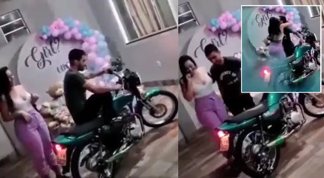 Peculiar escena de los jóvenes se hizo viral en las redes sociales.