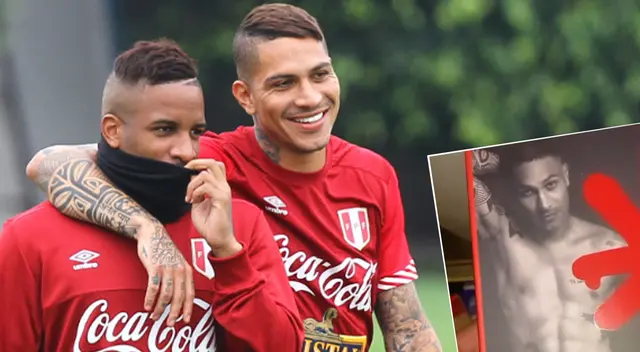 Jefferson Farfán, delantero de la selección peruana, llamó la atención en las redes sociales.