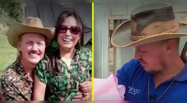 El Gringo Karl disfruta de la vida en familia con su prometida y su bebe.