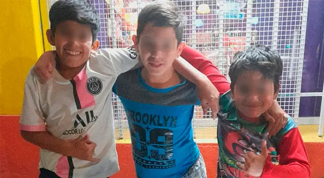 Los pequeños pidieron la ayuda de su padre para poder ayudar a su amigo.