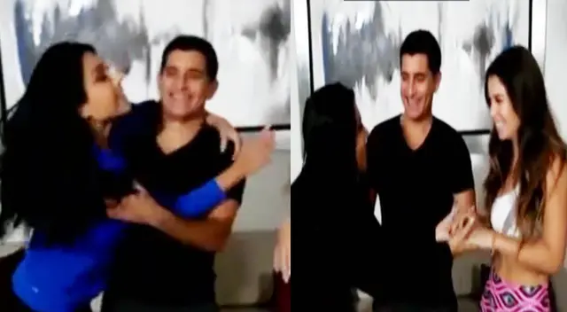 Tula Rodríguez se emociona al conocer al papá de Flavia Laos quien la visitó para entrenarla. Tula Rodríguez se emociona al conocer al papá de Flavia Laos quien la visitó para entrenarla.