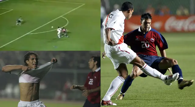 Paolo Guerrero apareció en el 2-0 de Perú sobre Chile por las Eliminatorias Alemania 2006. Paolo Guerrero apareció en el 2-0 de Perú sobre Chile por las Eliminatorias Alemania 2006.