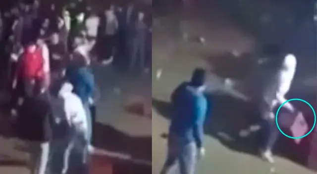 Evento social en La Libertad termina en batalla campal con botellas de cerveza.