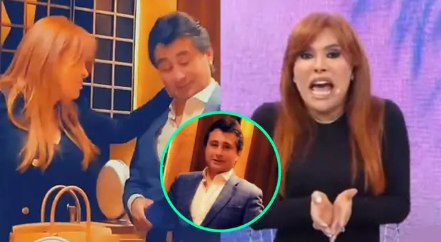Magaly Medina se tuvo que retirar temprano de una cena con su esposo y amigos, por lo que él hizo un curioso comentario, sin esperar lo que ella le diría.