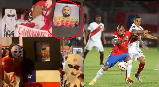 Las imágenes de los hinchas cargando 'ataúd' de Arturo Vidal fueron captadas por Canal N. Las imágenes de los hinchas cargando 'ataúd' de Arturo Vidal fueron captadas por Canal N.