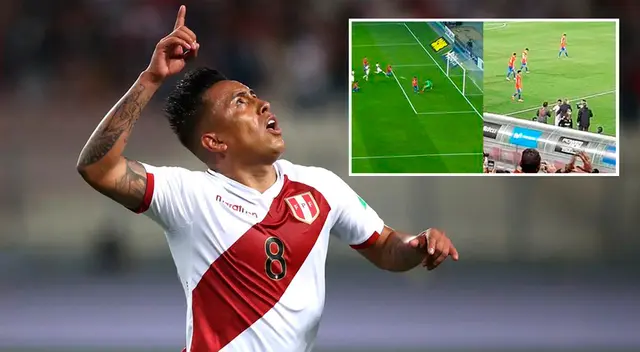 Cueva anotó el primer gol contra Chile. Cueva anotó el primer gol contra Chile.