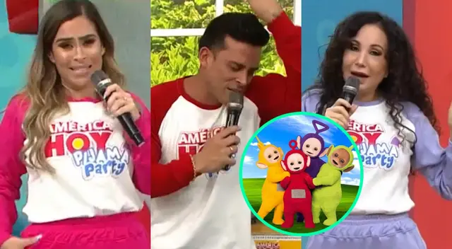 América Hoy decidió celebrar el feriado del 8 de octubre con sus conductores en pijama, y Ethel Pozo terminó haciendo una curiosa comparación. América Hoy decidió celebrar el feriado del 8 de octubre con sus conductores en pijama, y Ethel Pozo terminó haciendo una curiosa comparación.