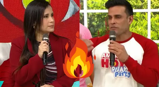 La psicóloga Lizbeth Cueva volvió al set de América Hoy y aprovechó en lanzar un comentario recordando las infidelidades de Christian Domínguez. La psicóloga Lizbeth Cueva volvió al set de América Hoy y aprovechó en lanzar un comentario recordando las infidelidades de Christian Domínguez.