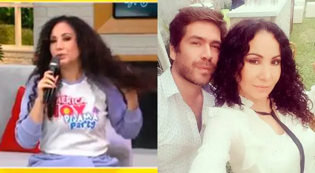 Janet Barboza tiene bien chequeado a su pareja.