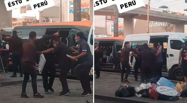 El hombre trató de escapar de los cobradores, pero no lo dejaron. El hombre trató de escapar de los cobradores, pero no lo dejaron.
