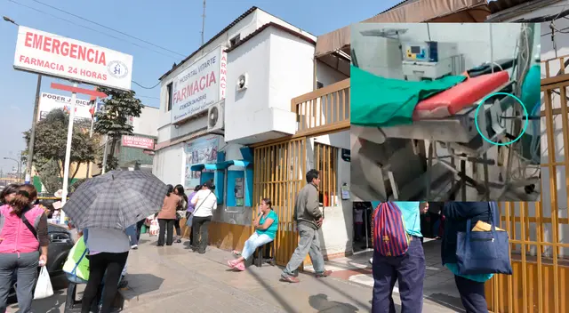 Personal de salud teme por la vida de sus pacientes y denuncia irregularidades en la instalaciones del Hospital de Vitarte.