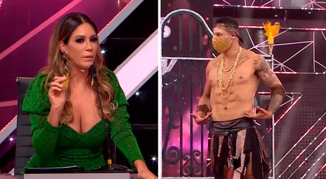 Tilsa Lozano queda sorprendida con físico de bailarín. Tilsa Lozano queda sorprendida con físico de bailarín.