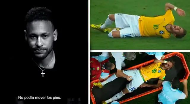 Neymar lamentó haber quedado fuera del Mundial que su país organizó.