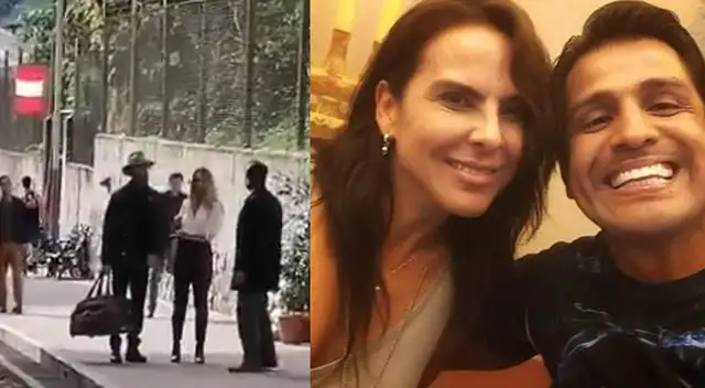 Kate del Castillo actuando con Gerardo Zamora en Cusco.