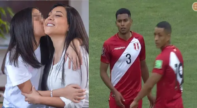 Tula Rodríguez apoya a la selección peruana de fútbol.