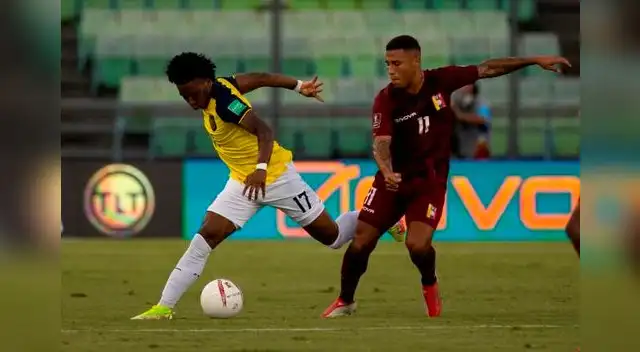 Venezuela ganó con goles de Machis y Bello a Ecuador.