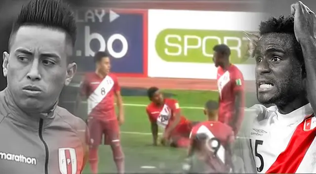 Christian Ramos y Christian Cueva se dijeron de todo tras el gol de Ramiro Vaca. Christian Ramos y Christian Cueva se dijeron de todo tras el gol de Ramiro Vaca.