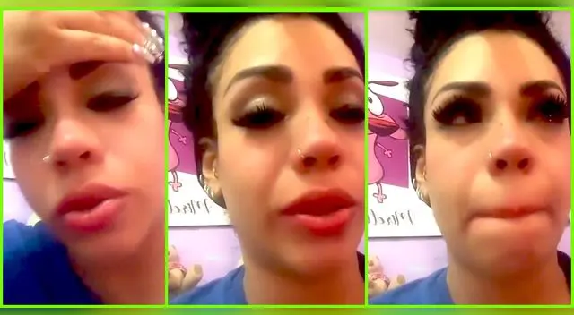 Mirella Paz llora amargamente por la pérdida de su celular en un taxi. Mirella Paz llora amargamente por la pérdida de su celular en un taxi.