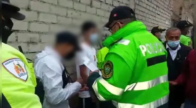 Fueron trasladados a la comisaría para las diligencias.