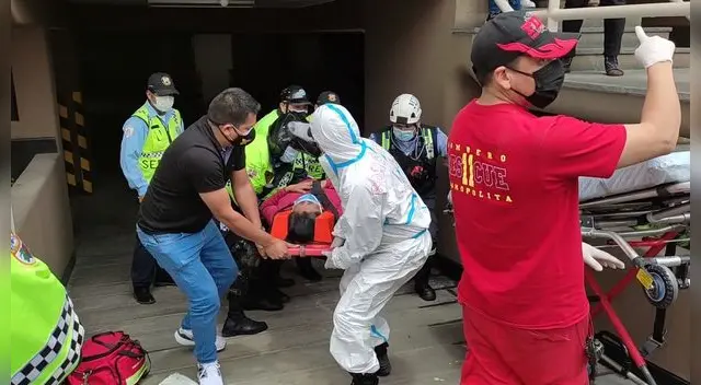 Herida fue trasladada a un clínica cercana