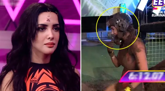 Rosángela Espinoza rompió en llanto en plena competencia. Rosángela Espinoza rompió en llanto en plena competencia.