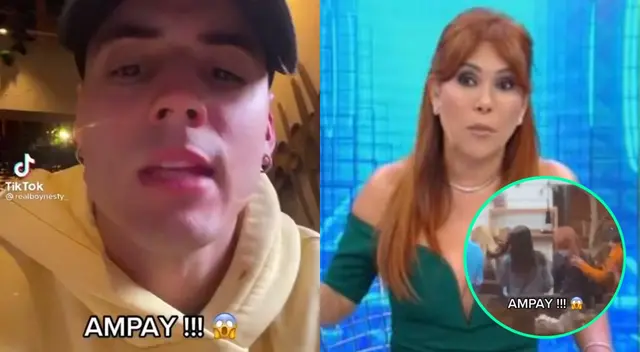Nesty recordó los diversos ampays que Magaly Medina le ha hecho con algunas chicas, y aprovechó en devolvérsela al cruzarse con ella. Nesty recordó los diversos ampays que Magaly Medina le ha hecho con algunas chicas, y aprovechó en devolvérsela al cruzarse con ella.