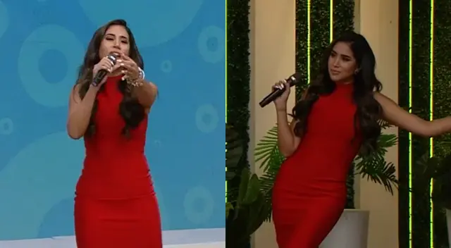 Melissa Paredes retornó a América Hoy tras casi dos semanas alejada por dar positivo a la COVID-19, y se mostró muy emocionada.