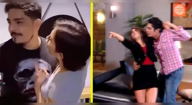 Allison Pastor y Erick Elera revivieron una cómica escena de Al Fondo Hay Sitio.