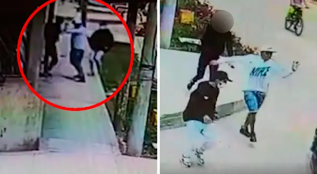 Joven no dudó en enfrentarse a golpes con dos delincuentes para evitar el robo de su celular. Joven no dudó en enfrentarse a golpes con dos delincuentes para evitar el robo de su celular.