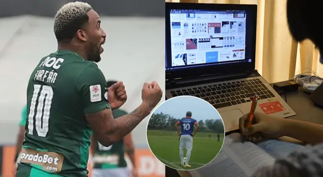 Jefferson Farfán, delantero de la selección peruana, llamó la atención en las redes sociales.