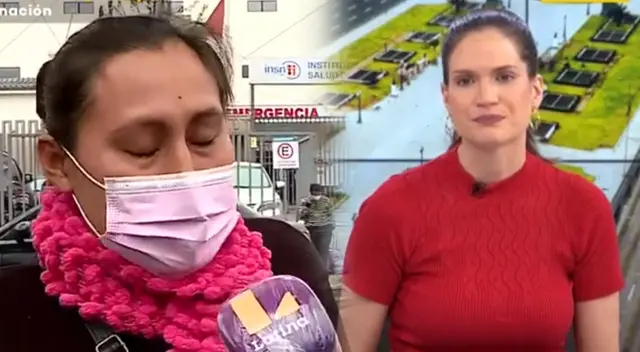 Lorena Álvarez se conmueve con historia de señora que pide ayuda por su hijo enfermo.