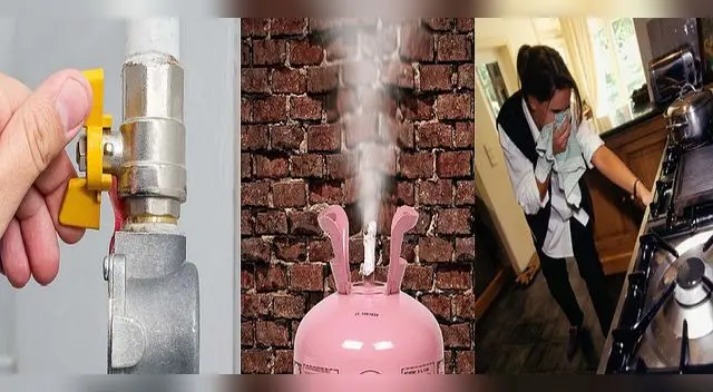 Si hay fuga de gas apaga la cocina y no manipules el balón.