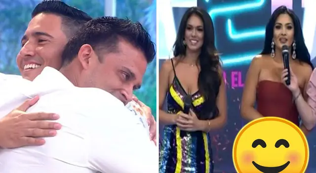 Personajes de la farándula que se amistaron en vivo.