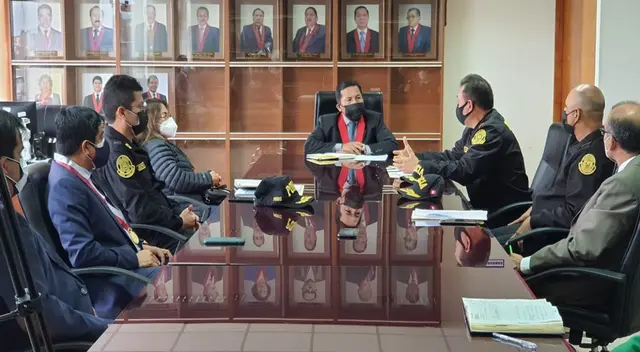 Presidente de la Corte de Lambayeque, Juan Riquelme Guillermo Piscoya acuerda acabar con los índices de criminalidad en Chiclayo