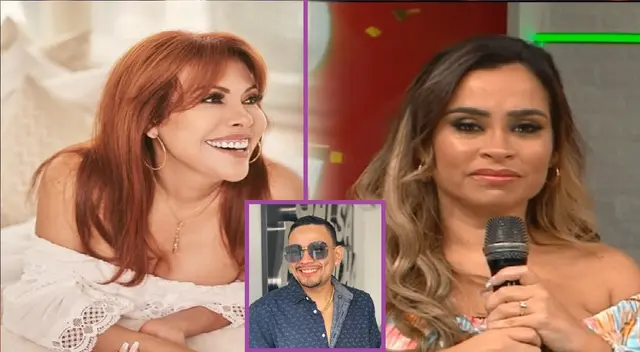 Magaly Medina le recuerda a Ethel Pozo que tiene programa por su madre.