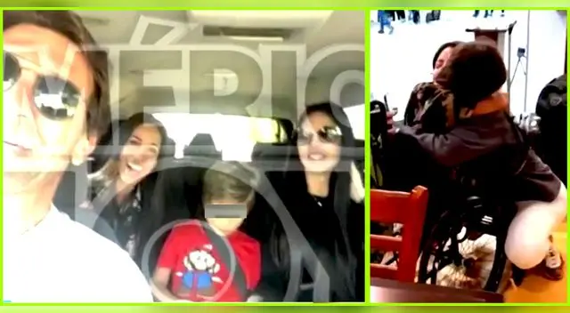 Sheyla Rojas se reencuentra con Antonio Pavón, su novia Joi Sánchez y el pequeño Antonito en México.