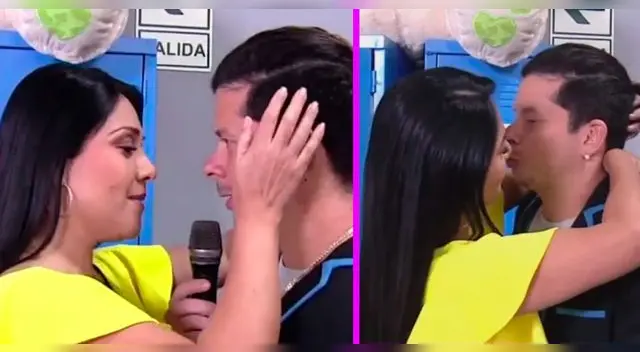 Tula Rodríguez y Mario Hart se pusieron 'cariñosos' en pleno programa en vivo. Tula Rodríguez y Mario Hart se pusieron 'cariñosos' en pleno programa en vivo.